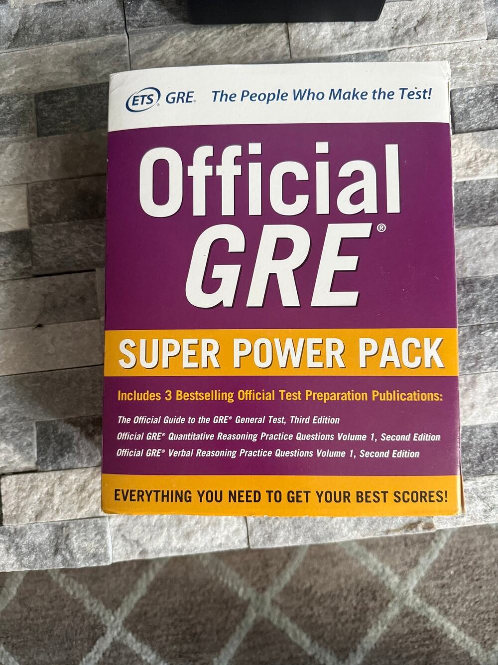 ETS Official GRE Super Power Pack Second Edition 3-Book Set